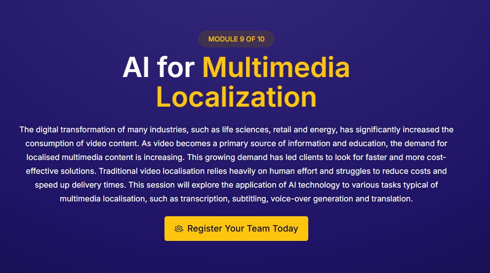 AI for Multimedia Localization - Magic Beans Agency
