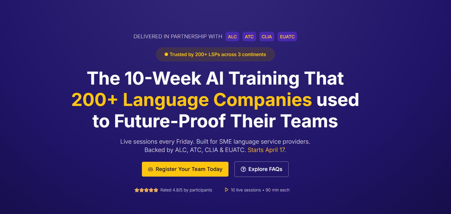 Reclaim the Future AI upskilling for LSCs and LSPS - Magic Beans Agency